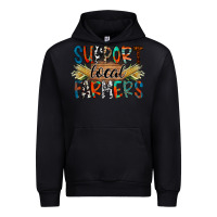 Black support local farmers Urban Hoodie - RacoonDesign