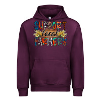 Mauve Wine support local farmers Urban Hoodie - RacoonDesign