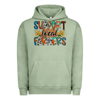 Pigment Oil Green support local farmers Urban Hoodie - RacoonDesign