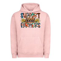 Pigment Salmon support local farmers Urban Hoodie - RacoonDesign