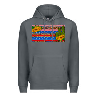 Rock usa sunflower and cactus license plate Premium Hoodie - HRA Design Shop