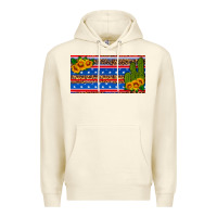 Sandshell usa sunflower and cactus license plate Premium Hoodie - HRA Design Shop