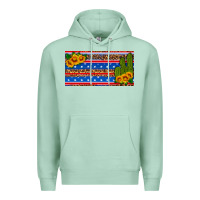 Seafoam usa sunflower and cactus license plate Premium Hoodie - HRA Design Shop