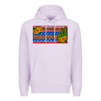 Lilac usa sunflower and cactus license plate Premium Hoodie - HRA Design Shop