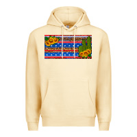 Pina Colada usa sunflower and cactus license plate Premium Hoodie - HRA Design Shop