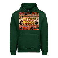 Forest Green my dad rocks Urban Hoodie - HRA Design Shop