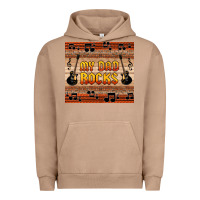 Pigment Burro my dad rocks Urban Hoodie - HRA Design Shop