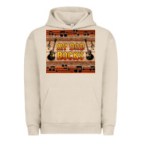 Pigment French Oak my dad rocks Urban Hoodie - HRA Design Shop