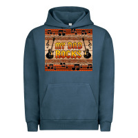 Pigment Midnight Navy my dad rocks Urban Hoodie - HRA Design Shop