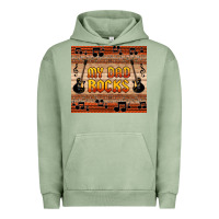 Pigment Oil Green my dad rocks Urban Hoodie - HRA Design Shop