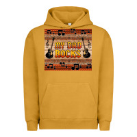 Pigment Peanut Butter my dad rocks Urban Hoodie - HRA Design Shop