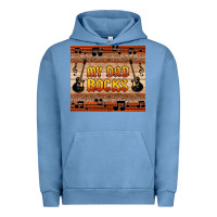 Pigment Pebble Blue my dad rocks Urban Hoodie - HRA Design Shop