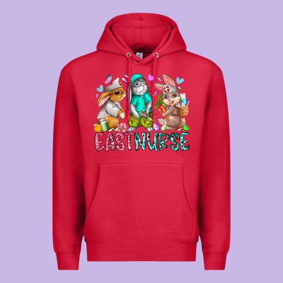 East Nurse Premium Hoodie Designed By Racoondesign