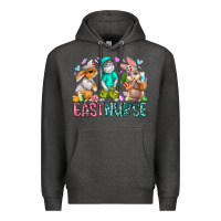 Charcoal Heather east nurse Premium Hoodie - RacoonDesign
