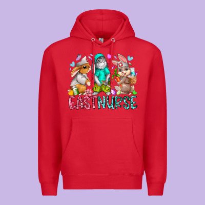 East Nurse Premium Hoodie Designed By Racoondesign