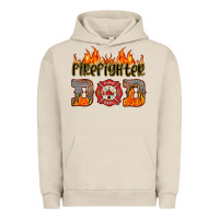 Pigment French Oak firefighter dad Urban Hoodie - HRA Design Shop
