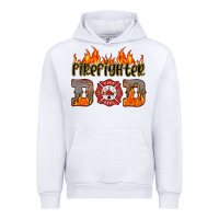 White firefighter dad Urban Hoodie - HRA Design Shop