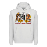 Dove Grey cna certified nursing assistant Premium Hoodie - FaDigitalArtStudio