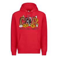 Red cna certified nursing assistant Premium Hoodie - FaDigitalArtStudio