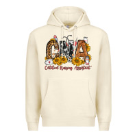 Sandshell cna certified nursing assistant Premium Hoodie - FaDigitalArtStudio