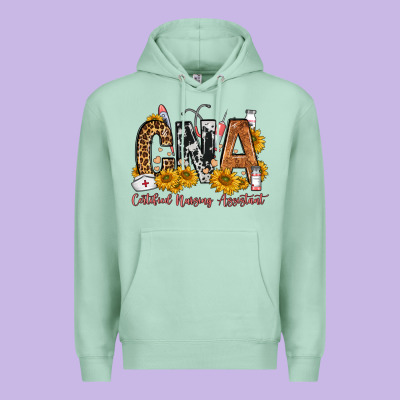 Cna Certified Nursing Assistant Premium Hoodie Designed By Fadigitalartstudio