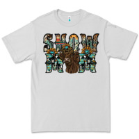Dove Grey show mom highland cow Premium Tee - SublimationCraftShop