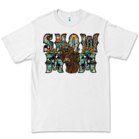 White show mom highland cow Premium Tee - SublimationCraftShop