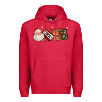 Cardinal coffee cup santa cassette cookie Premium Hoodie - FaDigitalArtStudio