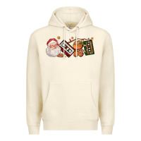 Sandshell coffee cup santa cassette cookie Premium Hoodie - FaDigitalArtStudio