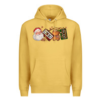 Antique Gold coffee cup santa cassette cookie Premium Hoodie - FaDigitalArtStudio