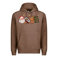 Chestnut coffee cup santa cassette cookie Premium Hoodie - FaDigitalArtStudio