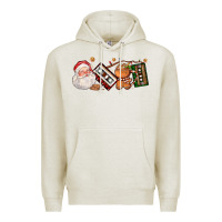 Oatmeal Heather coffee cup santa cassette cookie Premium Hoodie - FaDigitalArtStudio