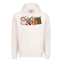 Pale Pink coffee cup santa cassette cookie Premium Hoodie - FaDigitalArtStudio