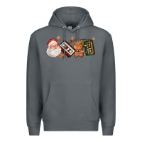 Rock coffee cup santa cassette cookie Premium Hoodie - FaDigitalArtStudio