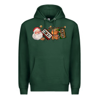 Sports Green coffee cup santa cassette cookie Premium Hoodie - FaDigitalArtStudio