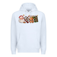 White coffee cup santa cassette cookie Premium Hoodie - FaDigitalArtStudio