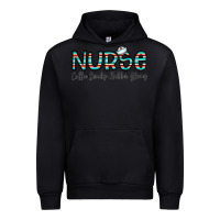 Black coffee scrubs and rubber gloves Urban Hoodie - CowhideDigitalArt