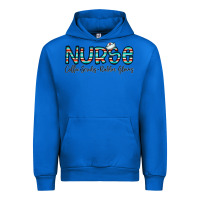 Cobalt coffee scrubs and rubber gloves Urban Hoodie - CowhideDigitalArt