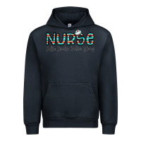 Navy coffee scrubs and rubber gloves Urban Hoodie - CowhideDigitalArt