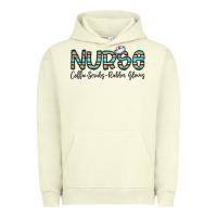 Pigment Pistachio coffee scrubs and rubber gloves Urban Hoodie - CowhideDigitalArt