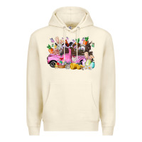 Sandshell easter day farm animals truck Premium Hoodie - RacoonDesign