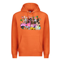 Carrot easter day farm animals truck Premium Hoodie - RacoonDesign