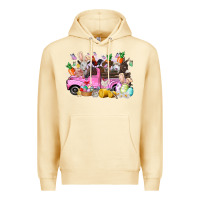 Pina Colada easter day farm animals truck Premium Hoodie - RacoonDesign