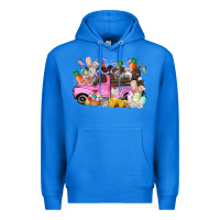 True Royal easter day farm animals truck Premium Hoodie - RacoonDesign