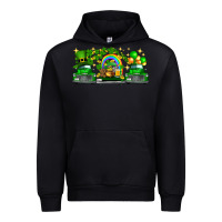 Foreset Green st patricks trucks Urban Hoodie - FaDigitalArtStudio
