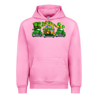 Fuchsia Pink st patricks trucks Urban Hoodie - FaDigitalArtStudio