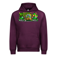 Mauve Wine st patricks trucks Urban Hoodie - FaDigitalArtStudio