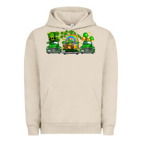 Pigment French Oak st patricks trucks Urban Hoodie - FaDigitalArtStudio