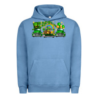 Pigment Pebble Blue st patricks trucks Urban Hoodie - FaDigitalArtStudio