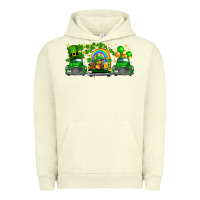 Pigment Pistachio st patricks trucks Urban Hoodie - FaDigitalArtStudio